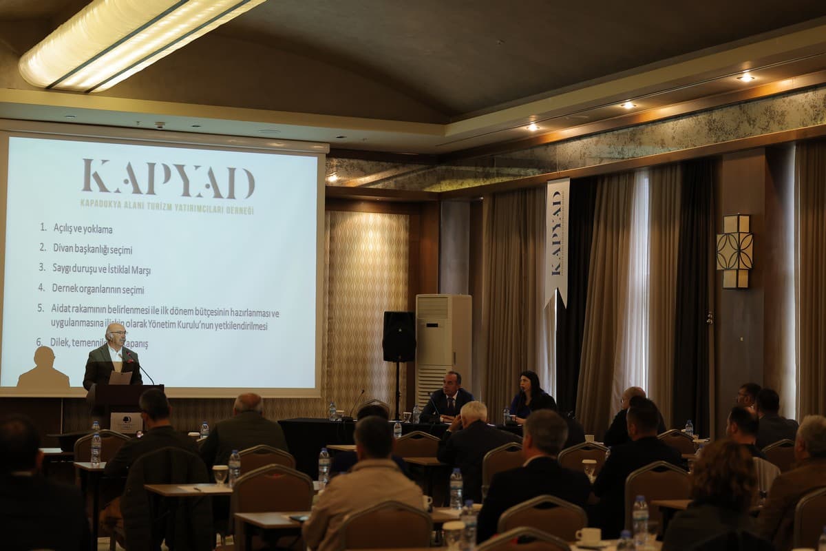 KAPADOKYA ALANI TURİZM YATIRIMCILARI DERNEĞİ (KAPYAD) İLK GENEL KURUL TOPLANTISINI GERÇEKLEŞTİRDİ
